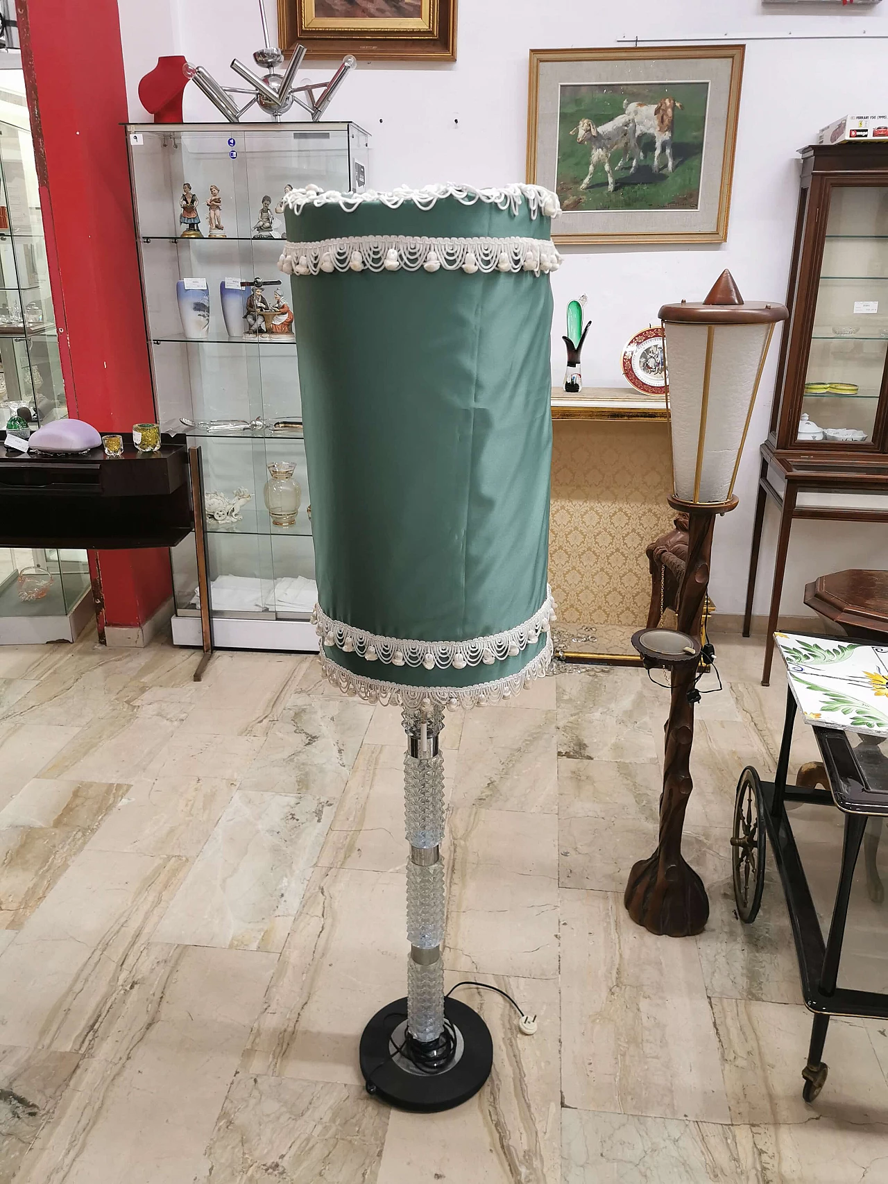 Lampada da terra attribuita a Barovier e Toso, anni '40 1302377