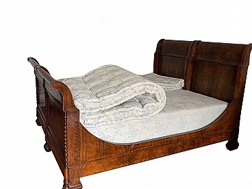 Wooden boat bed, early 20th century