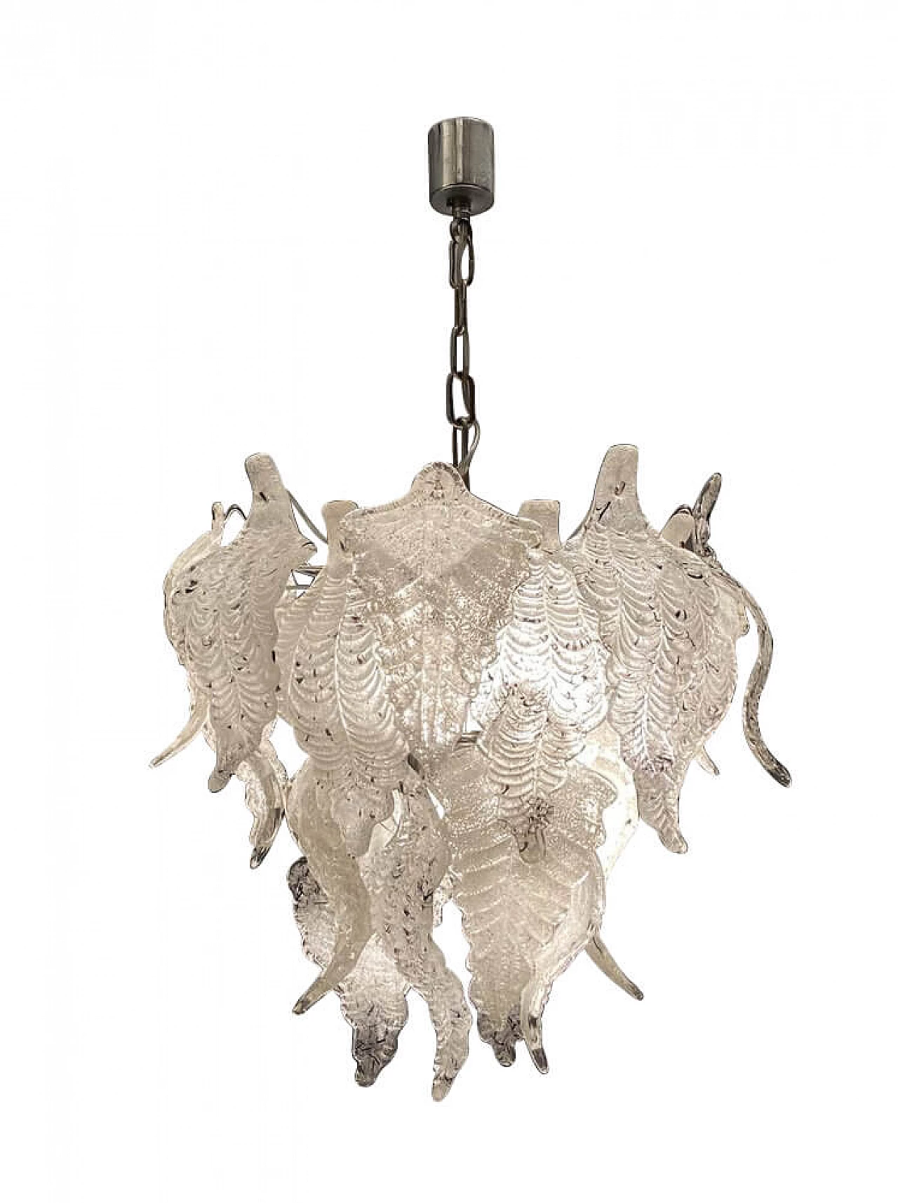 Murano glass leaf chandelier, 1960s 1302735