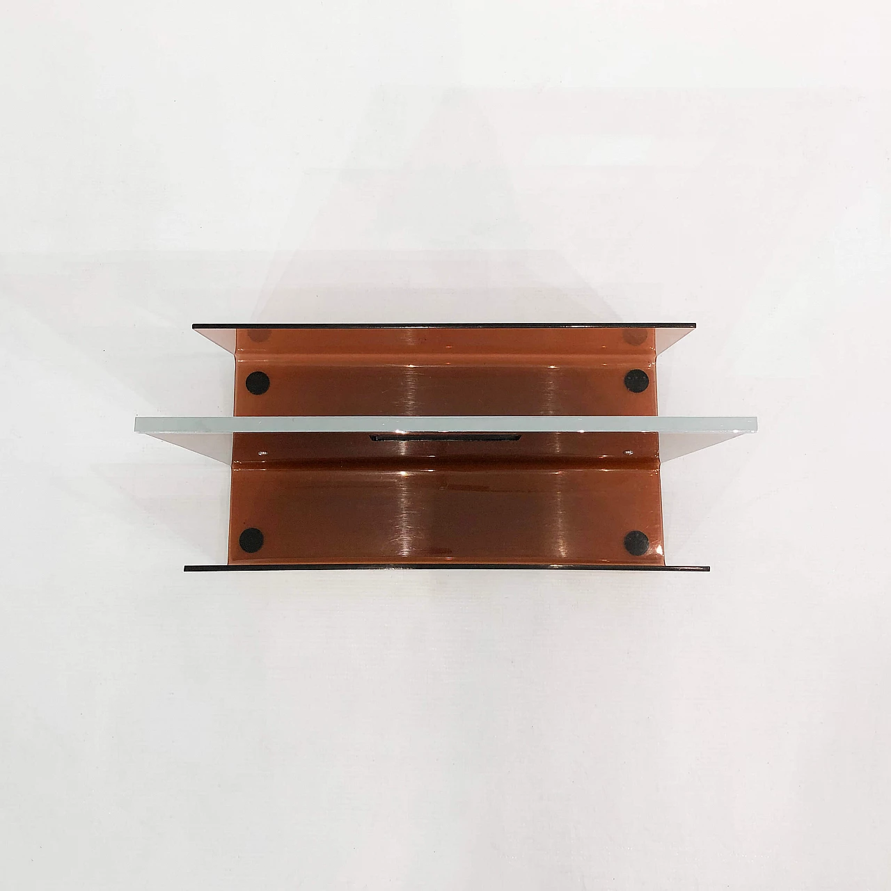 Smoked plexiglass magazine rack by Michel Dumas for Roche Bobois, 1970s 1304245