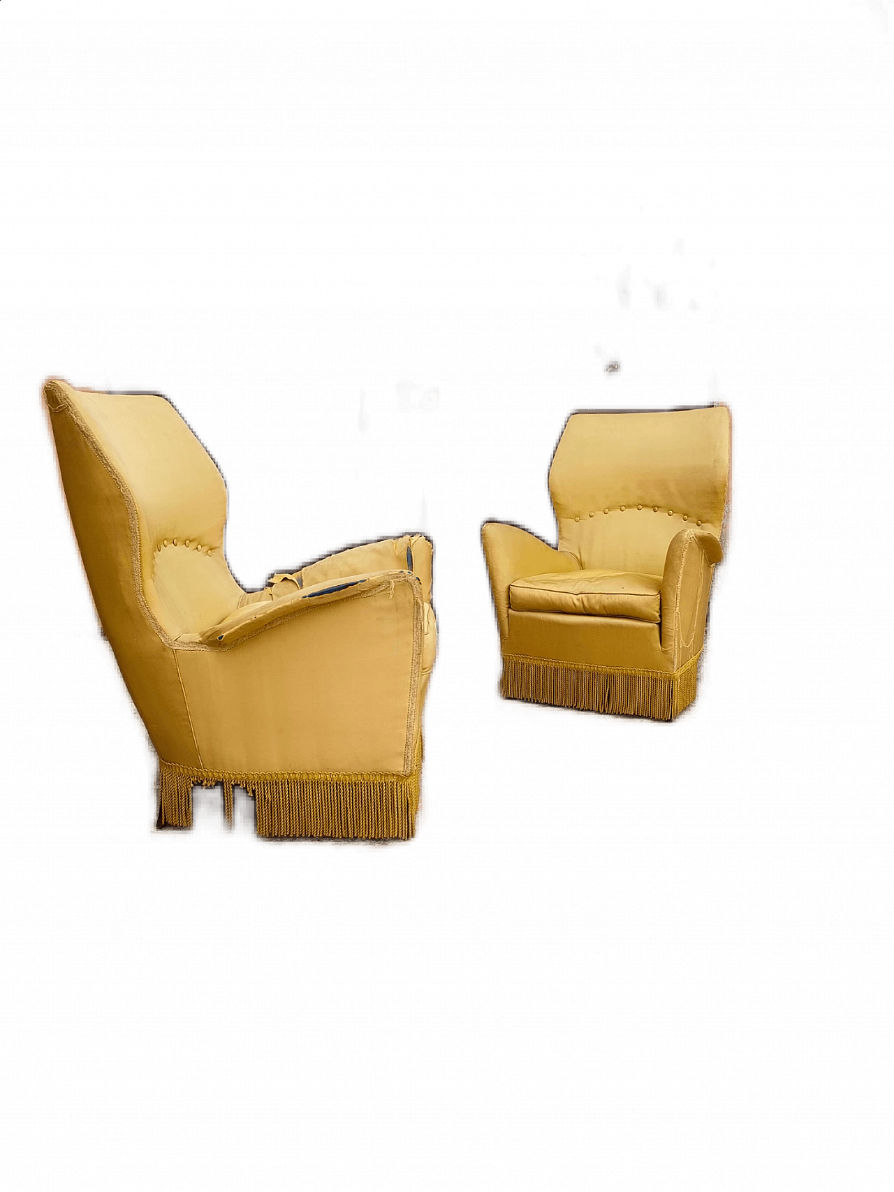 Pair of armchairs attributed to Gio Ponti for Isa Bergamo, 1950s 1304277