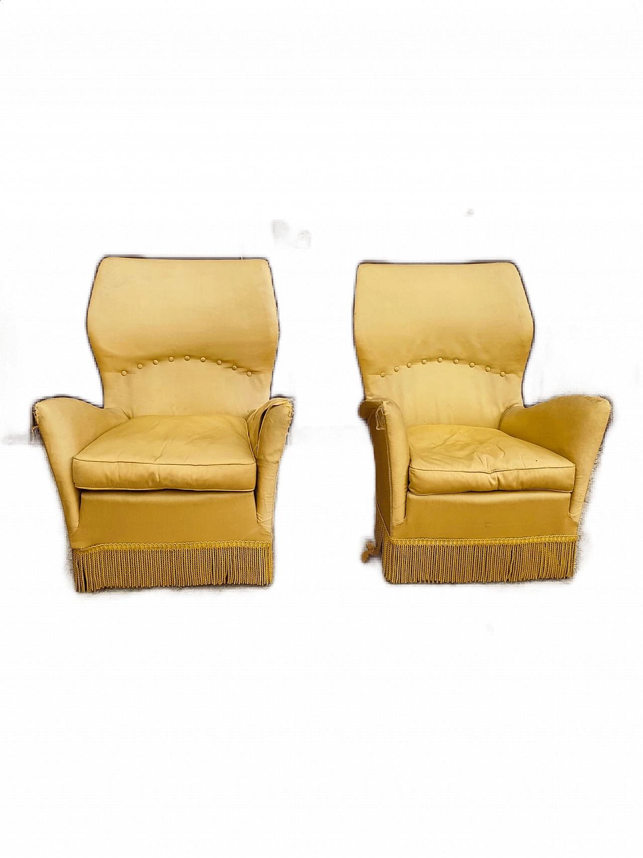 Pair of armchairs attributed to Gio Ponti for Isa Bergamo, 1950s 1304278