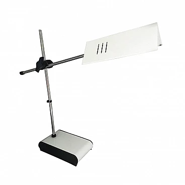 White table lamp by Veneta Lumi, 1970s