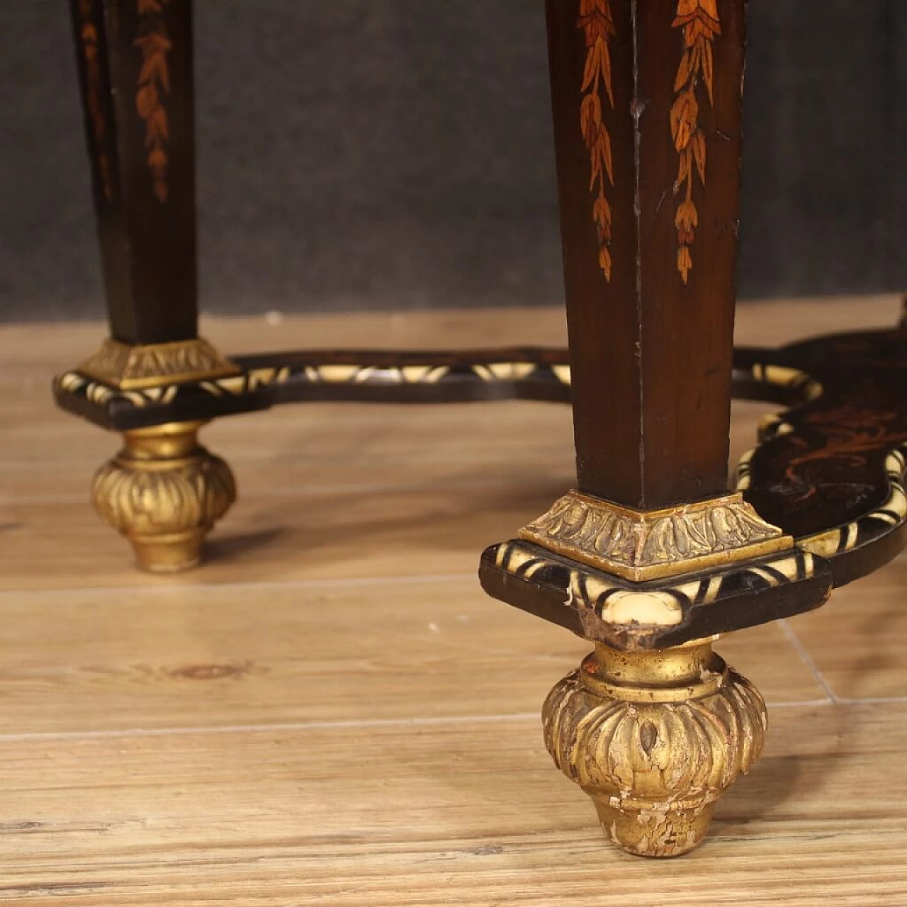 Inlaid French writing desk in Napoleon III style, early 20th century 1304409