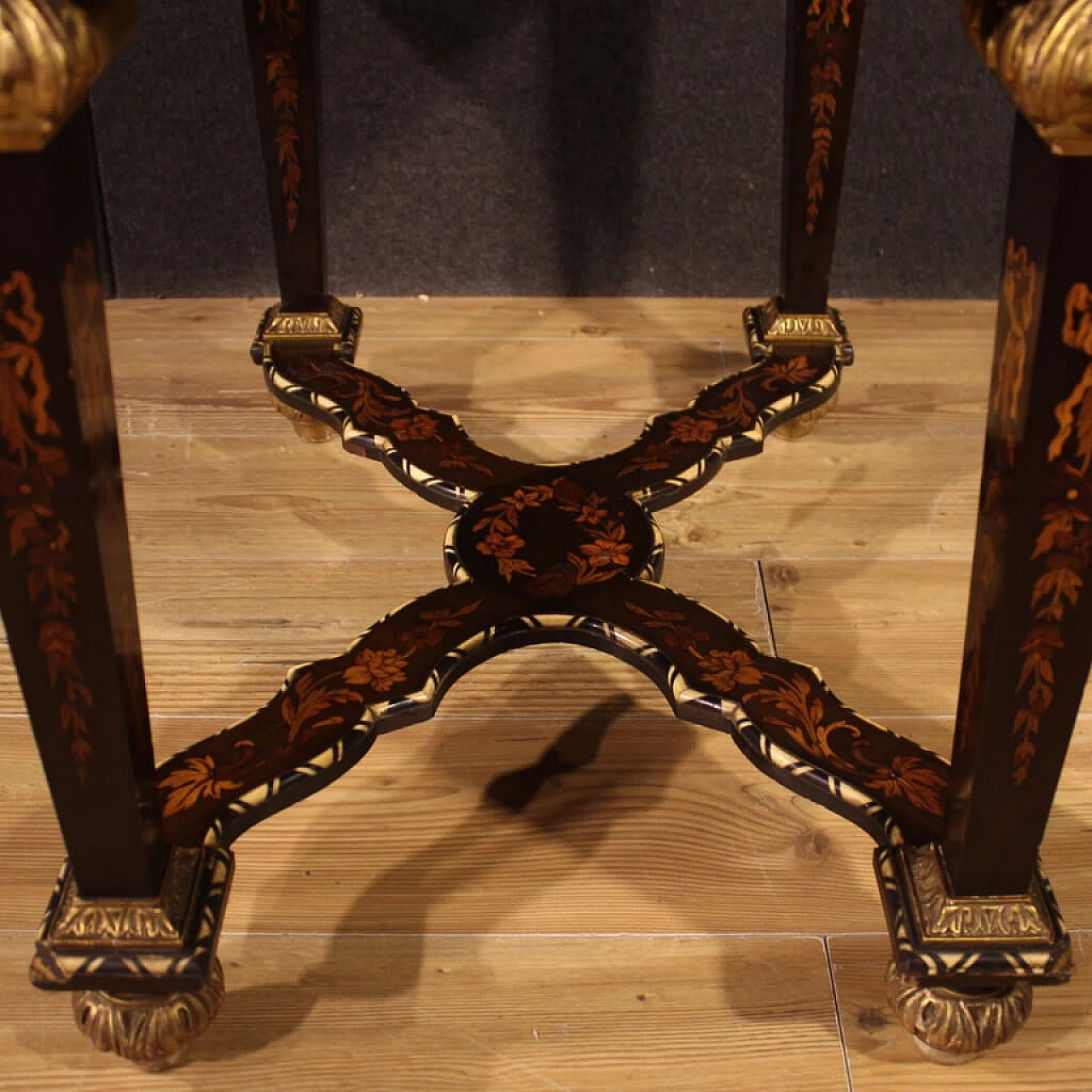Inlaid French writing desk in Napoleon III style, early 20th century 1304414