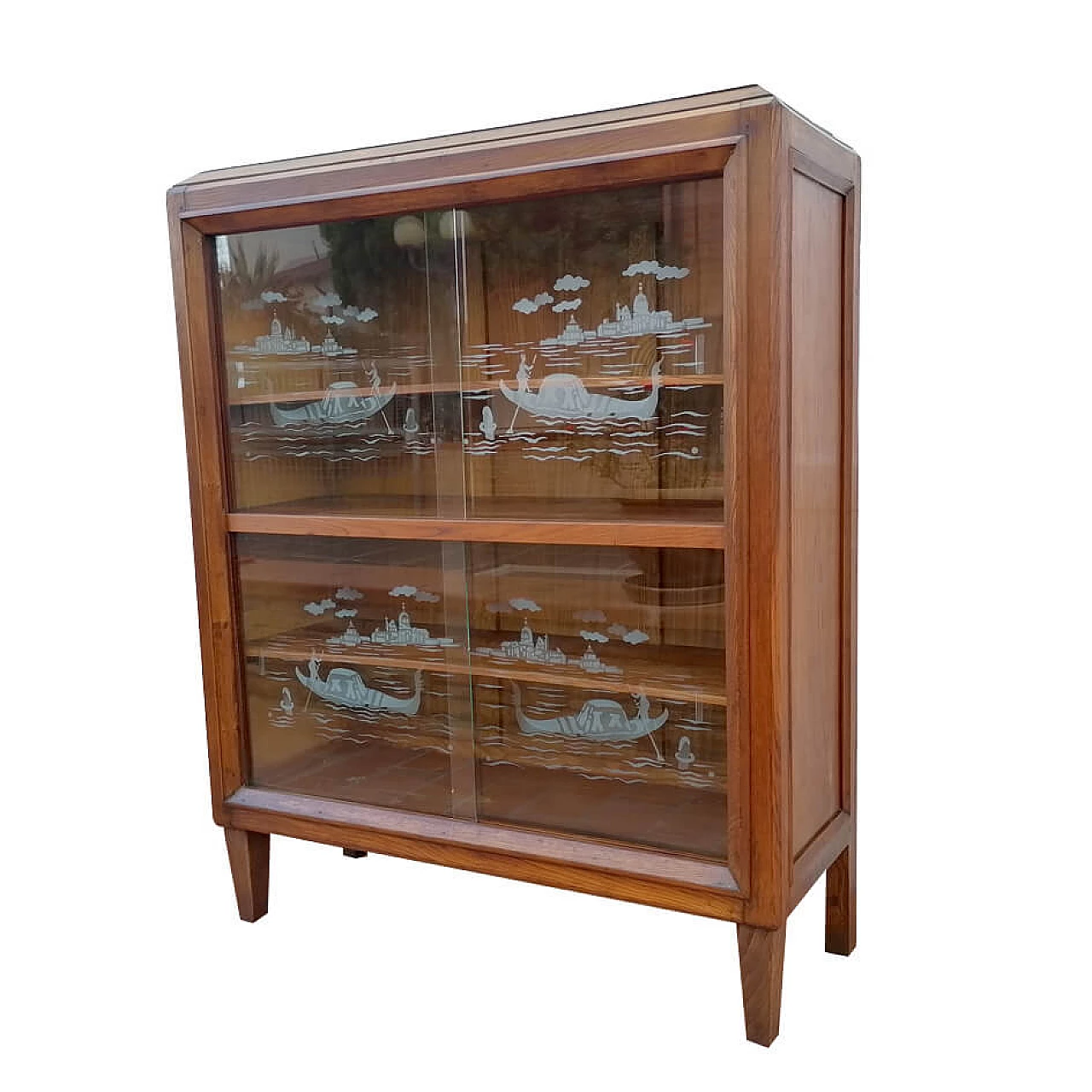 Vetrina in rovere, anni '40 1304567