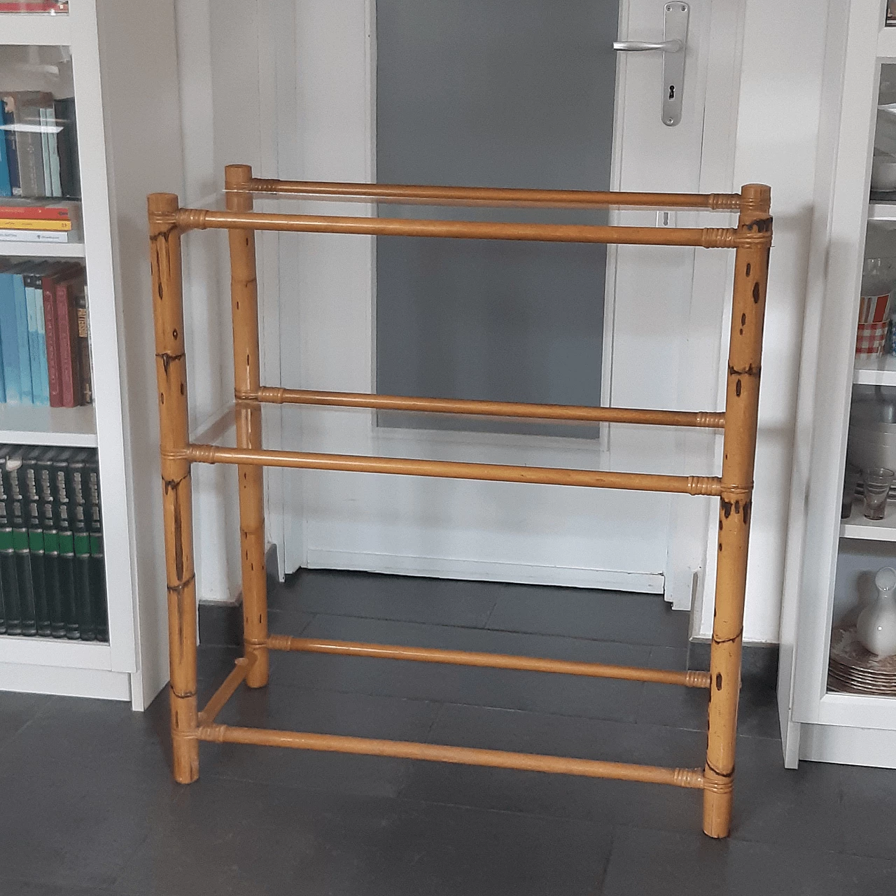 Libreria in bambù, anni '70 1304896