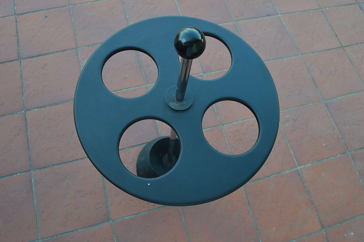 Black umbrella stand by Porada, 80s 1304986