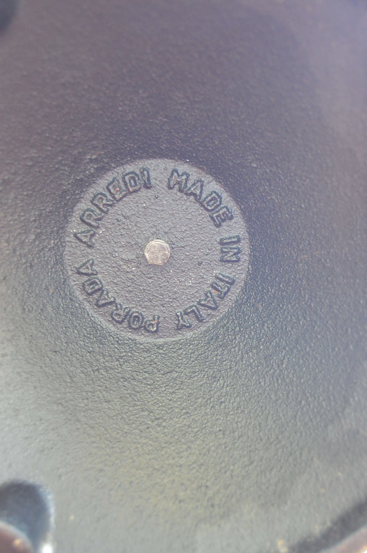 Black umbrella stand by Porada, 80s 1304988