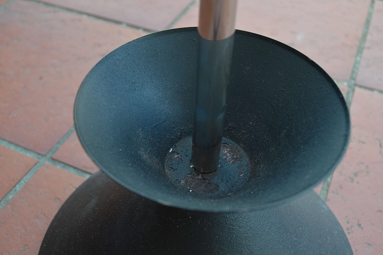 Black umbrella stand by Porada, 80s 1304989