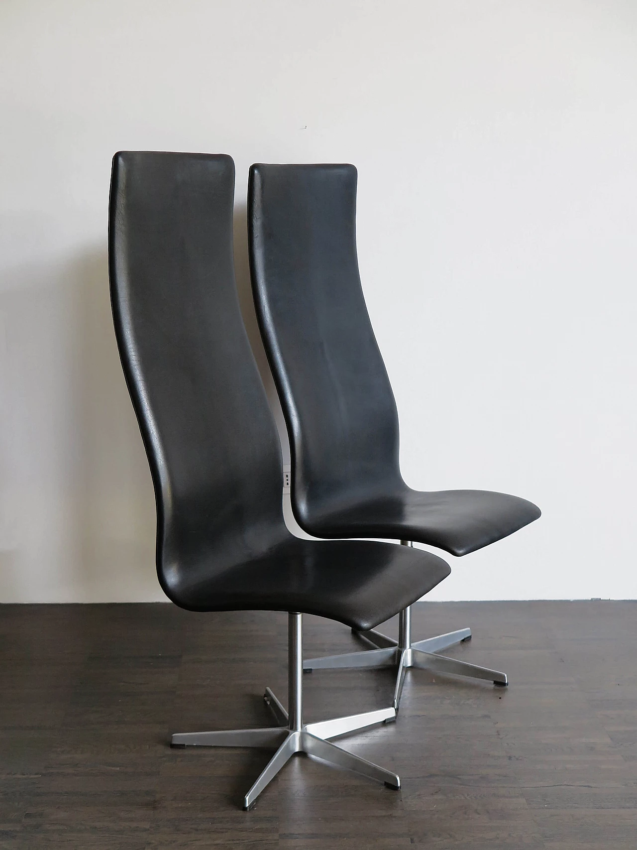 Coppia di poltrone Oxford di Arne Jacobsen per Fritz Hansen, anni '60 1305152