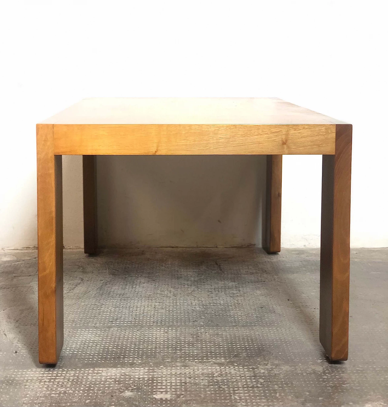 Coffee table in beech and walnut, 1960s 1305212