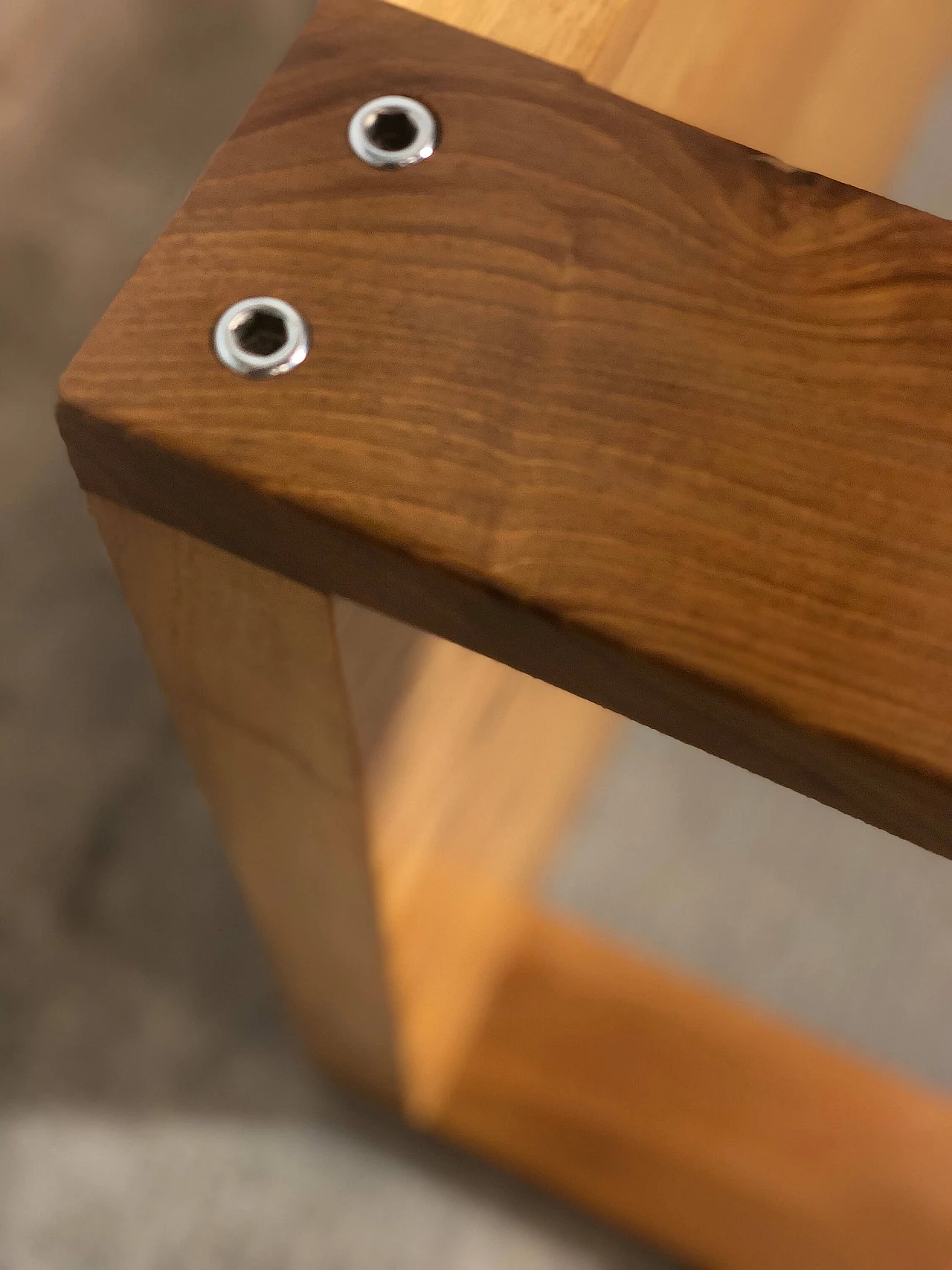 Coffee table in beech and walnut, 1960s 1305220