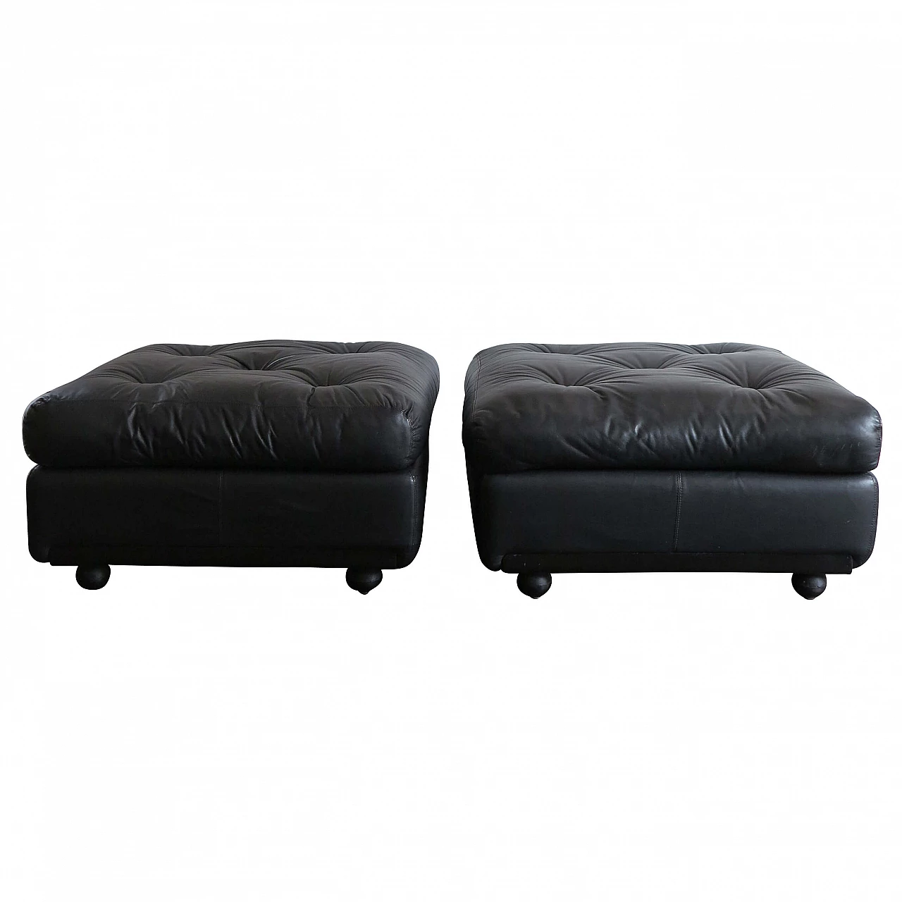 Pair of Amanta poufs by Mario Bellini for B&B, 1970s 1305448