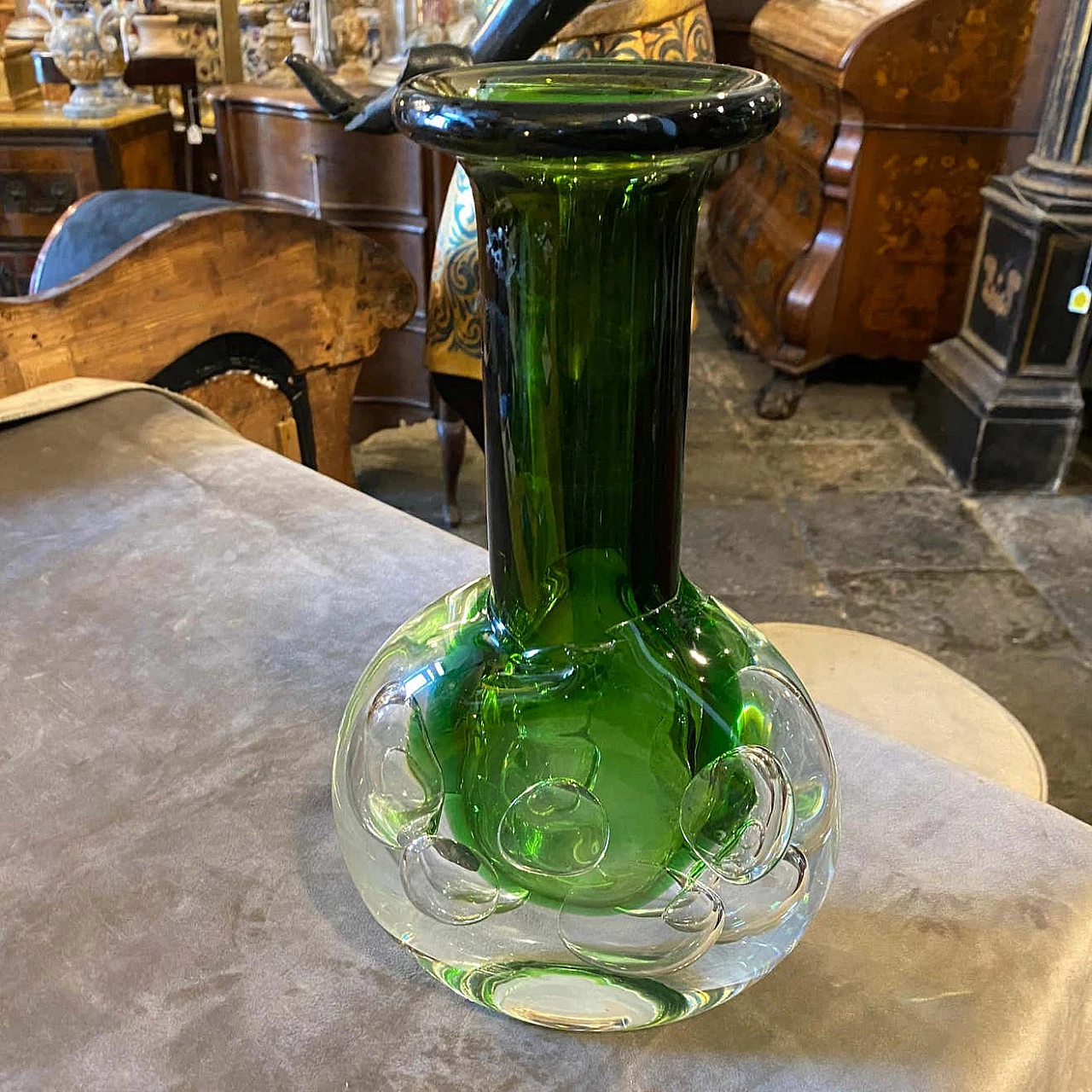 Vase in Sommerso glass by Jaroslav Svoboda, 50s 1305604