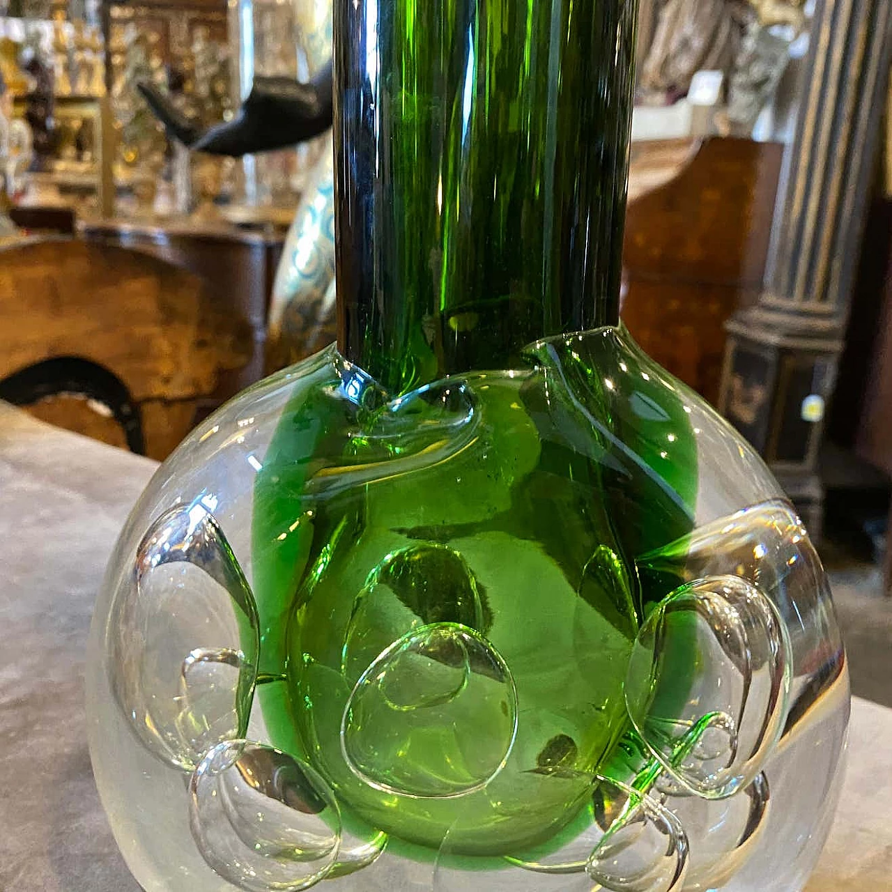 Vase in Sommerso glass by Jaroslav Svoboda, 50s 1305605