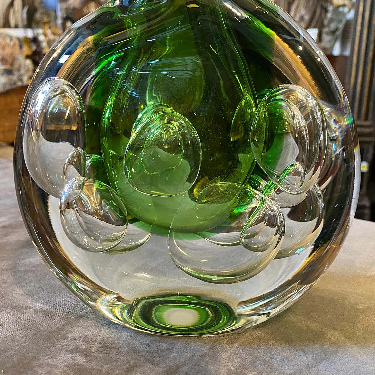 Vase in Sommerso glass by Jaroslav Svoboda, 50s 1305606