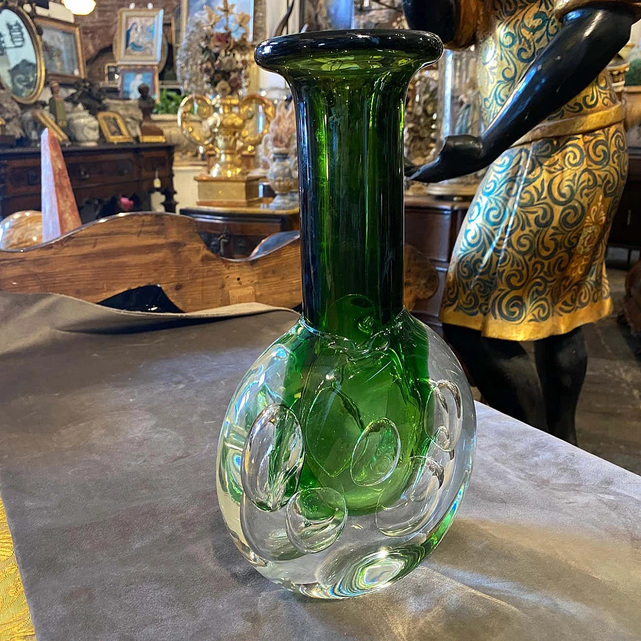 Vase in Sommerso glass by Jaroslav Svoboda, 50s 1305610