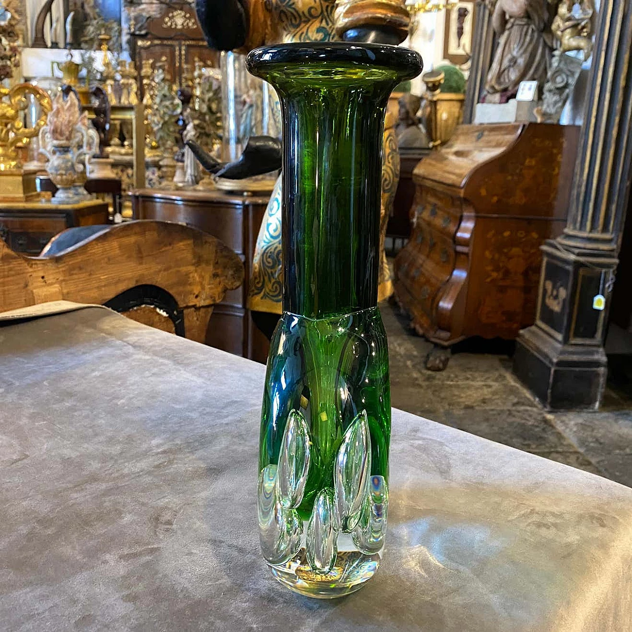 Vase in Sommerso glass by Jaroslav Svoboda, 50s 1305611