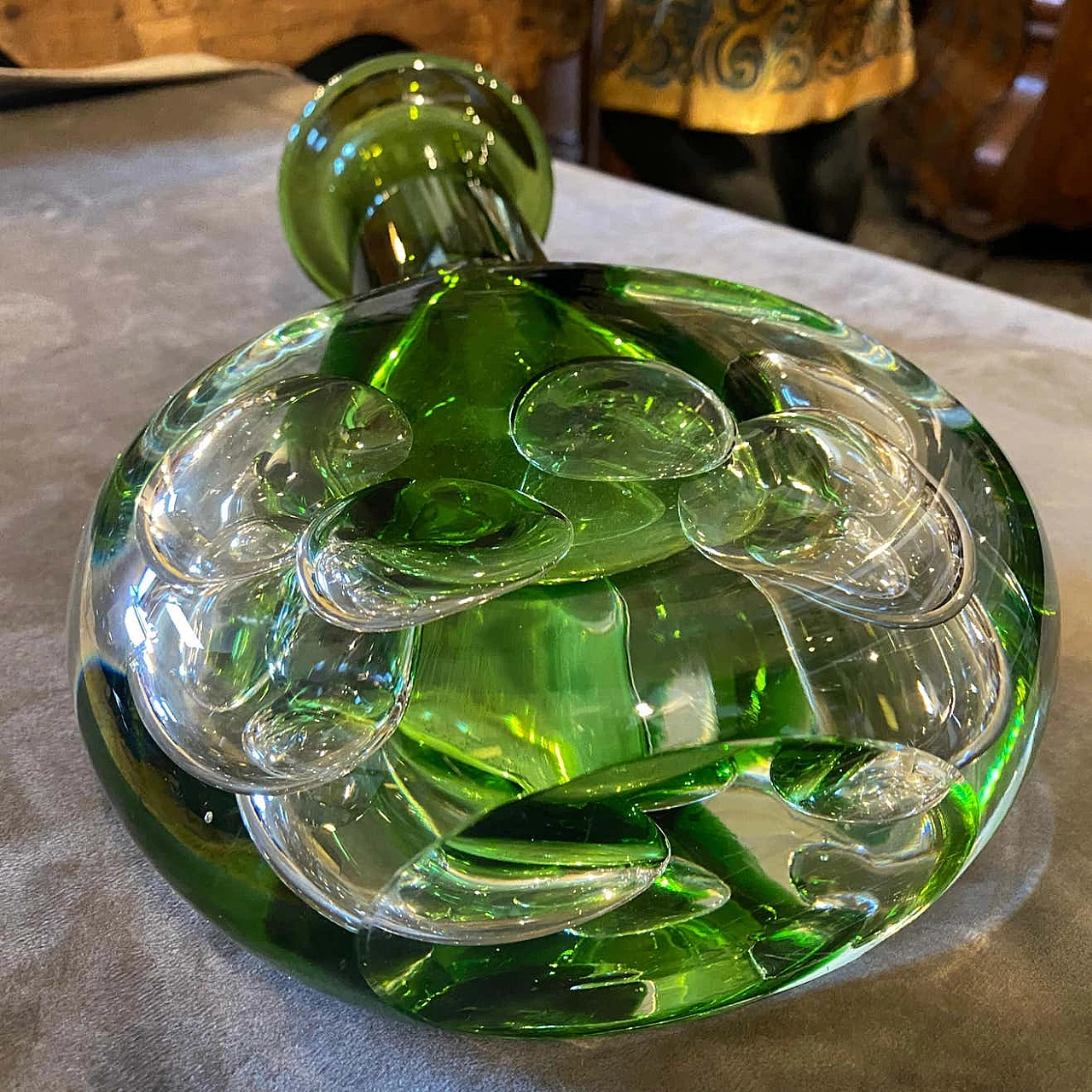 Vase in Sommerso glass by Jaroslav Svoboda, 50s 1305612