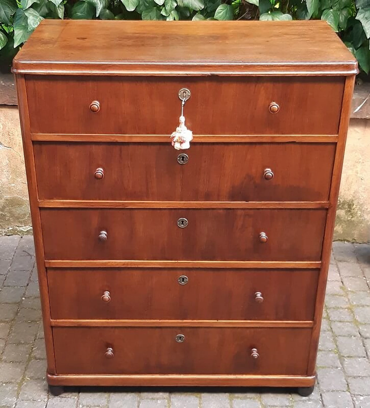 Chest of drawers in oak, 19th century 1305964