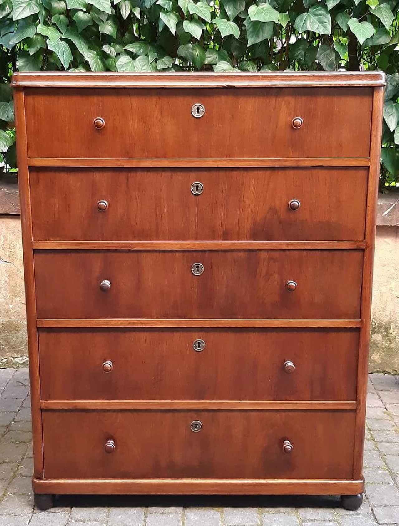 Chest of drawers in oak, 19th century 1305965