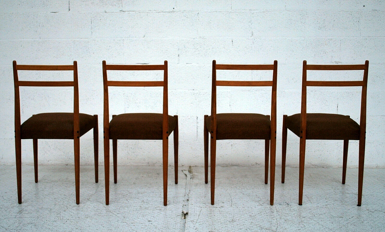 4 Chairs by Gio Ponti for Reguitti, 1950s 1306170