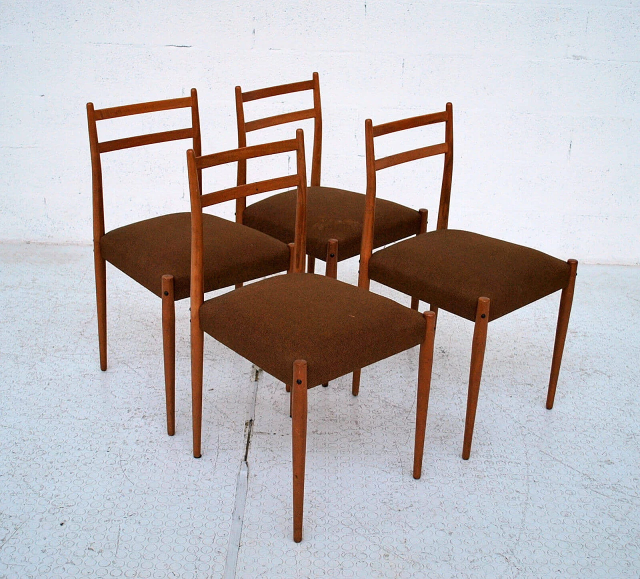 4 Chairs by Gio Ponti for Reguitti, 1950s 1306174