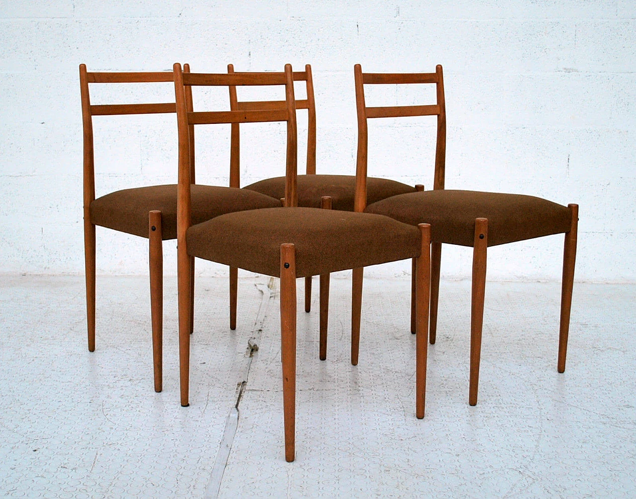 4 Chairs by Gio Ponti for Reguitti, 1950s 1306175