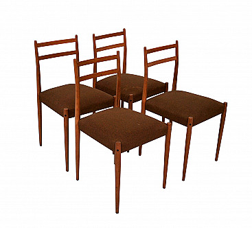 4 Chairs by Gio Ponti for Reguitti, 1950s