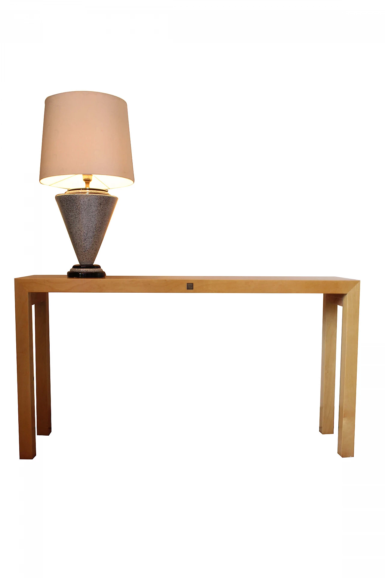 Consolle in betulla di Pierre Balmain Paris, anni '80 1306537