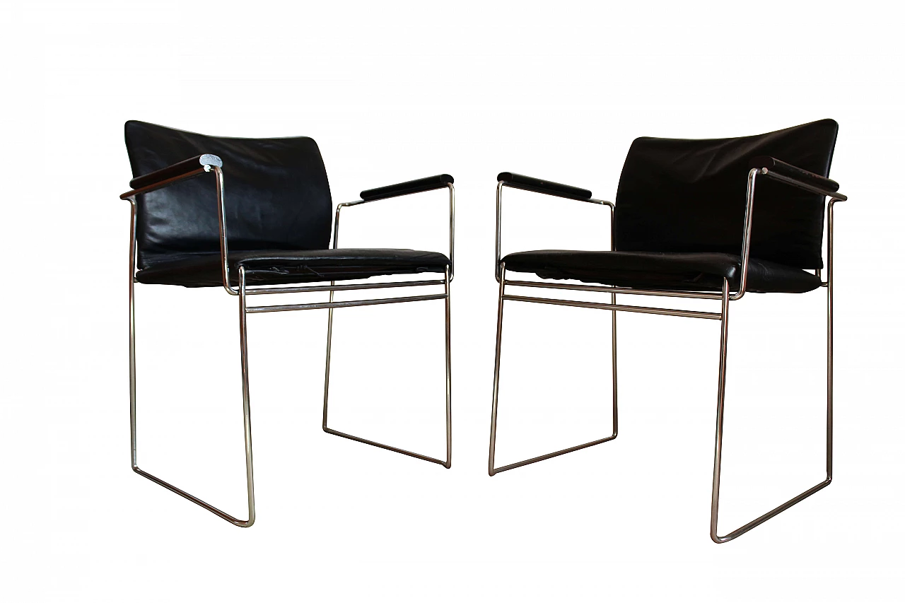 Pair of Jano armchairs by Kazuhide Takahama for Gavina, 1970s 1306545