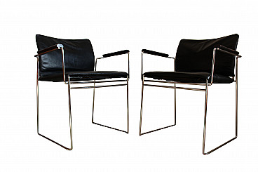 Pair of Jano armchairs by Kazuhide Takahama for Gavina, 1970s