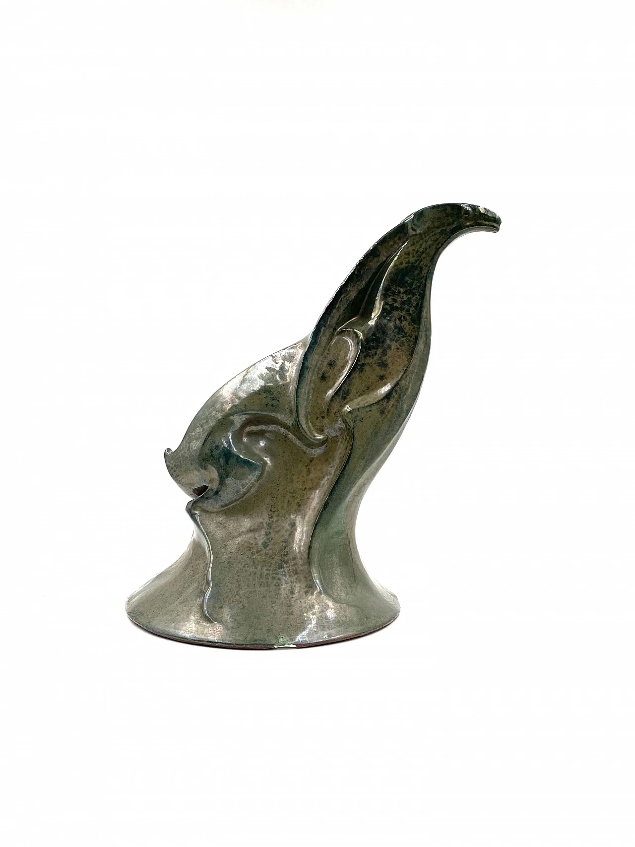 A. Chini, Créature Fantastique, craquelé ceramic sculpture, 1930s 1306770