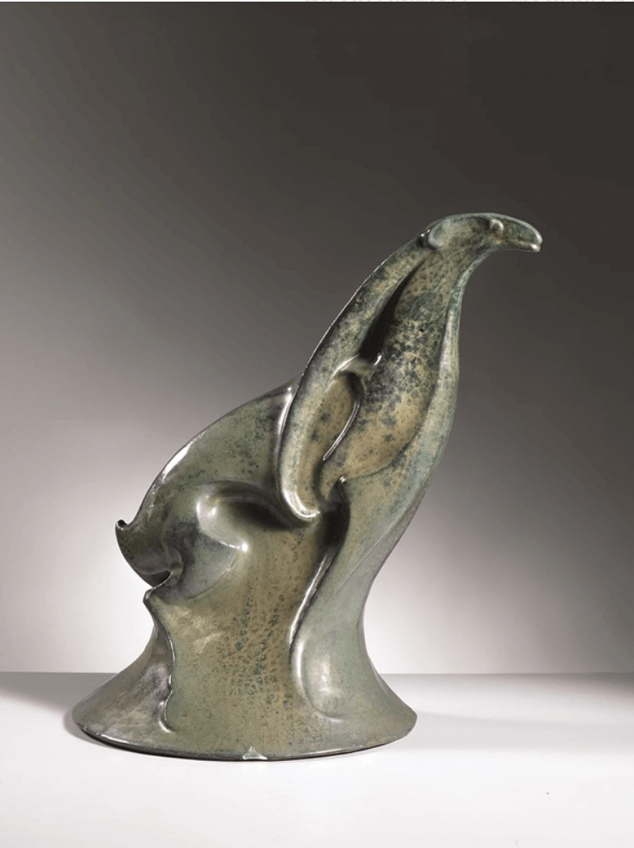 A. Chini, Créature Fantastique, craquelé ceramic sculpture, 1930s 1306772