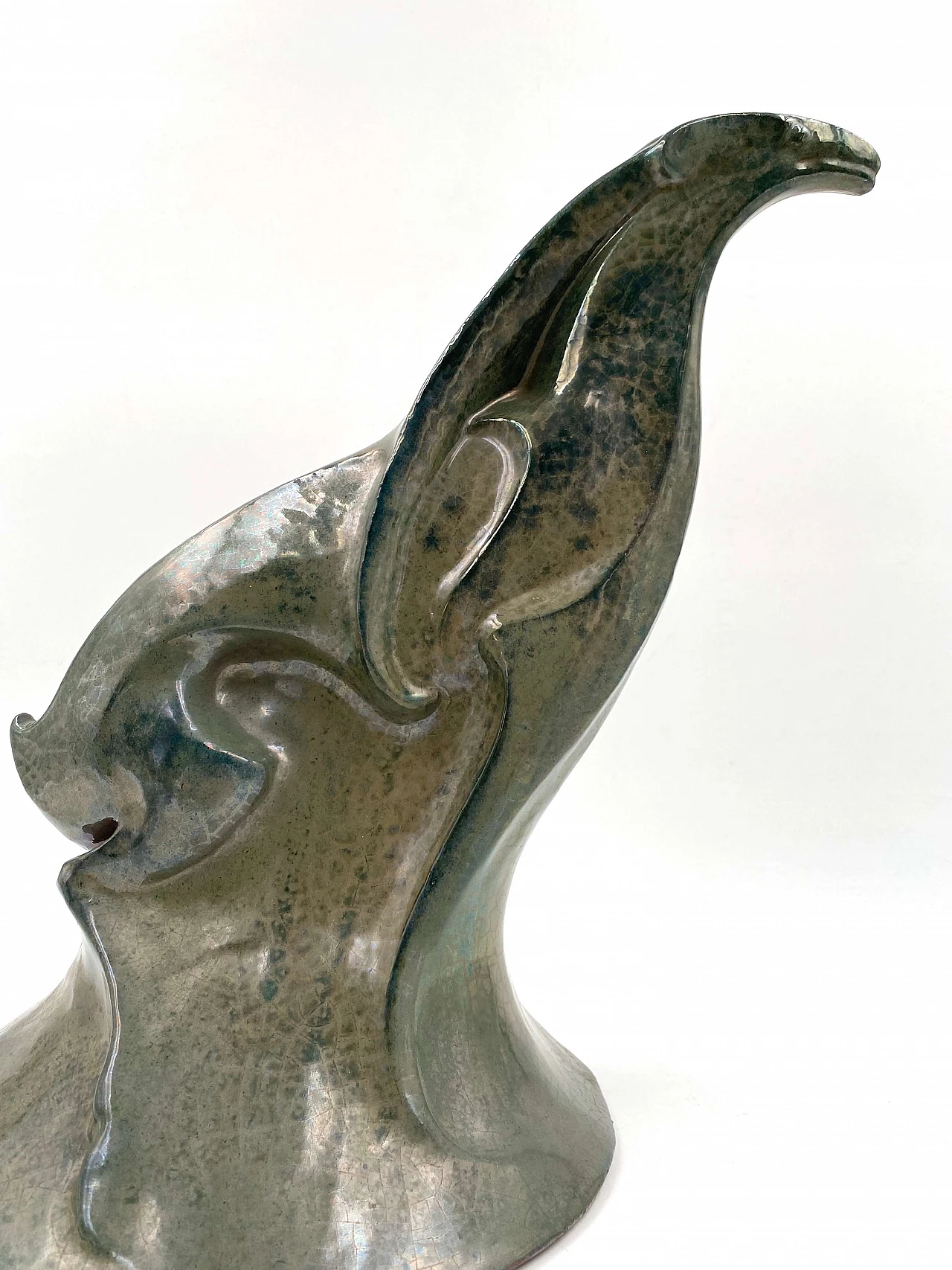 A. Chini, Créature Fantastique, craquelé ceramic sculpture, 1930s 1306776
