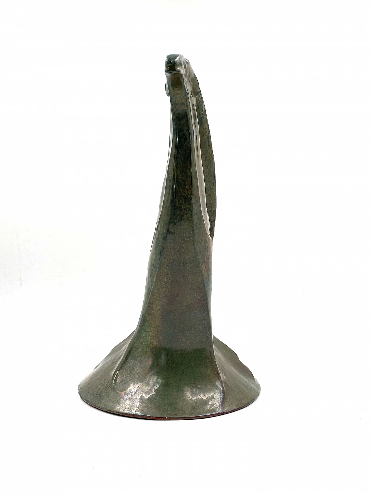 A. Chini, Créature Fantastique, craquelé ceramic sculpture, 1930s 1306784