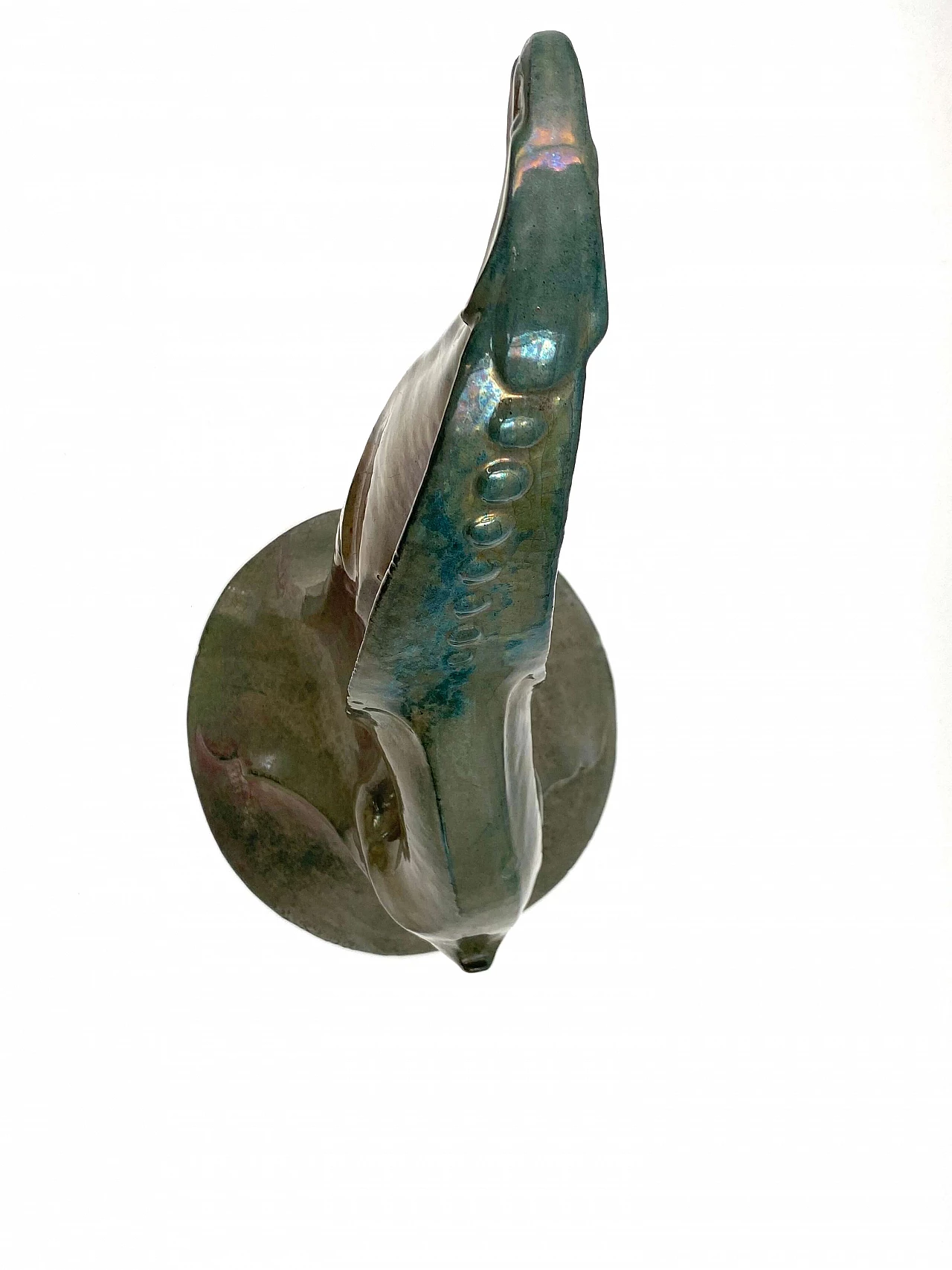 A. Chini, Créature Fantastique, craquelé ceramic sculpture, 1930s 1306785