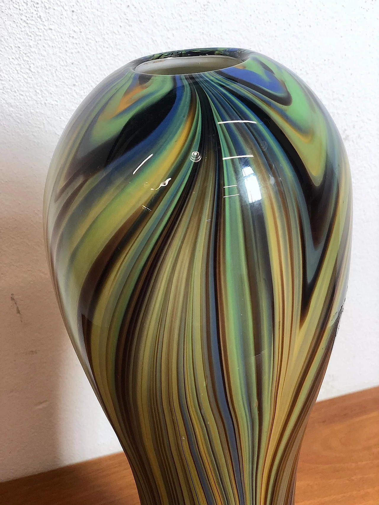 Vaso in vetro di Murano, anni '60 1306857