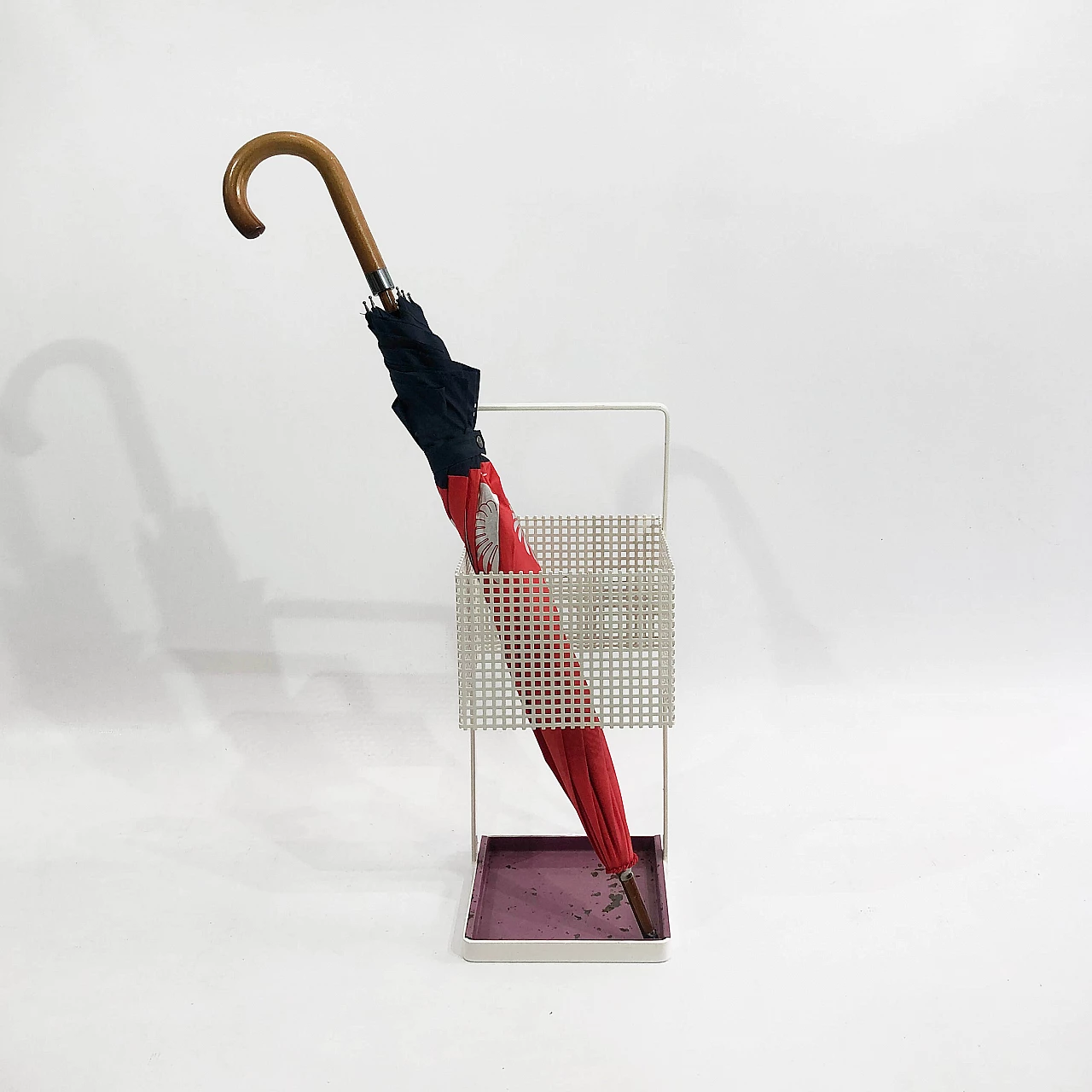 Umbrella stand by Josef Hoffmann for Bieffeplast, 1960s 1306952