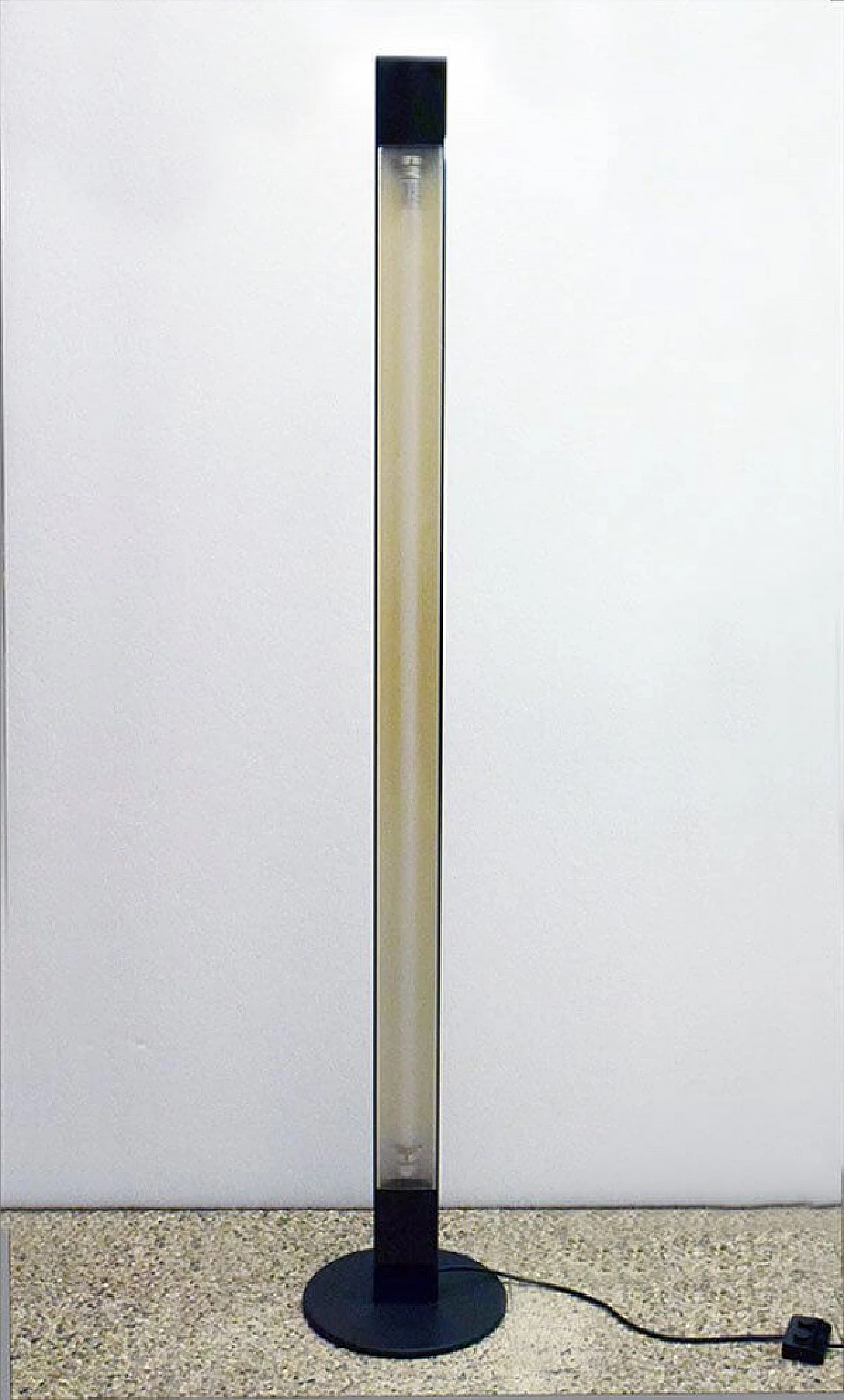 Rio floor lamp in metal and aluminium by Rodolfo Bonetto for Luci, 80s 1306960