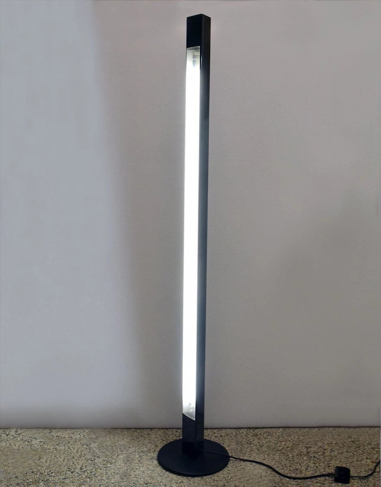 Rio floor lamp in metal and aluminium by Rodolfo Bonetto for Luci, 80s 1306961