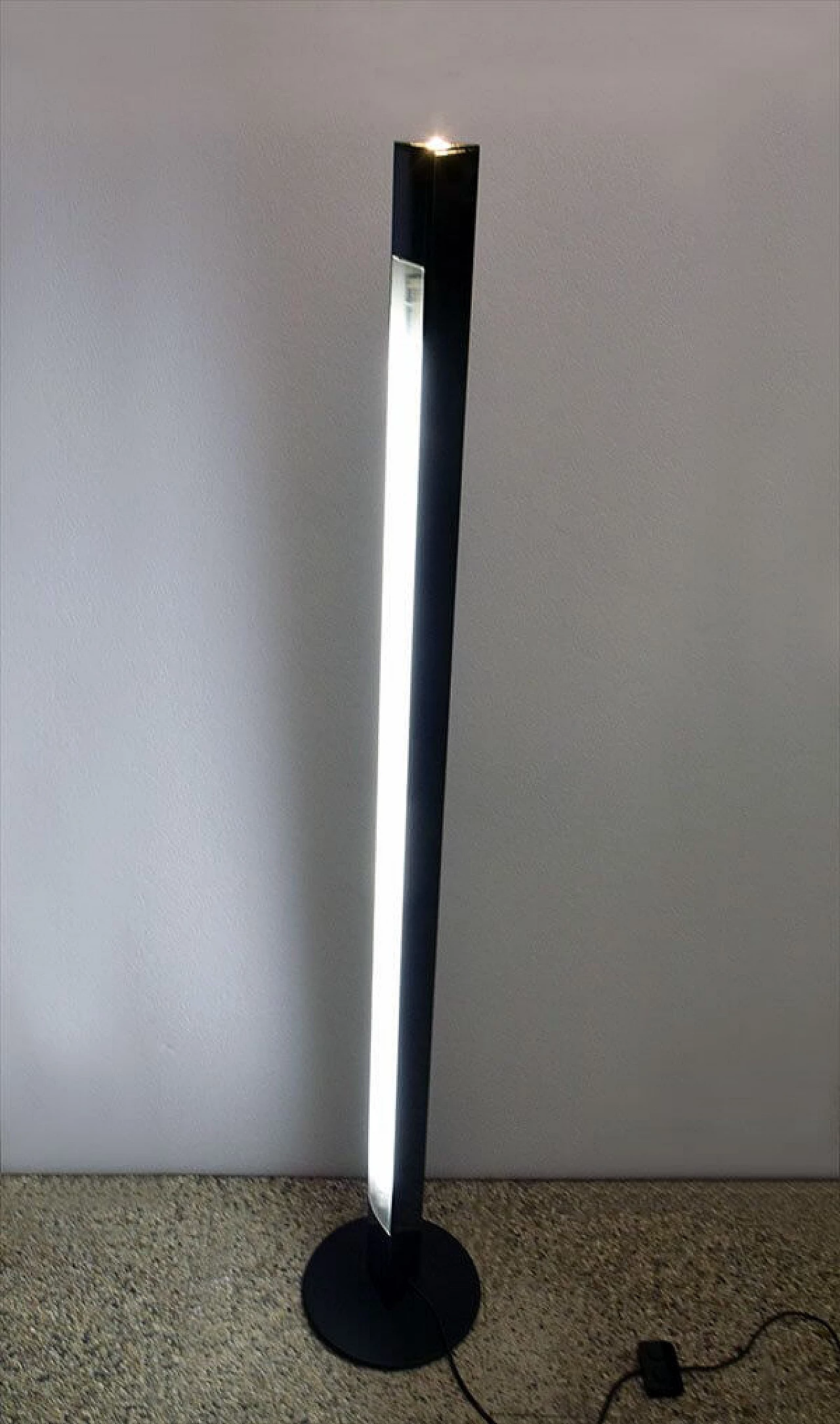 Rio floor lamp in metal and aluminium by Rodolfo Bonetto for Luci, 80s 1306962