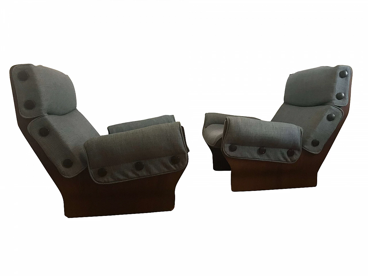 Pair of P110 Canada armchairs by Osvaldo Borsani, 1960s 1307300
