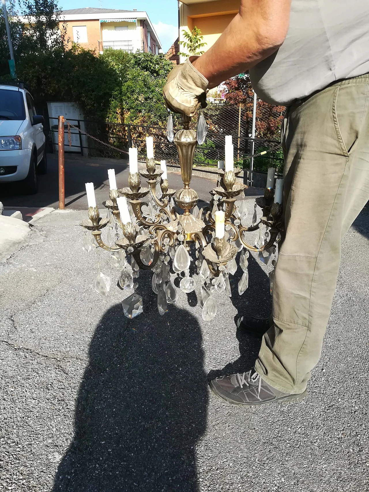 Crystal chandelier, 1960s 1307394