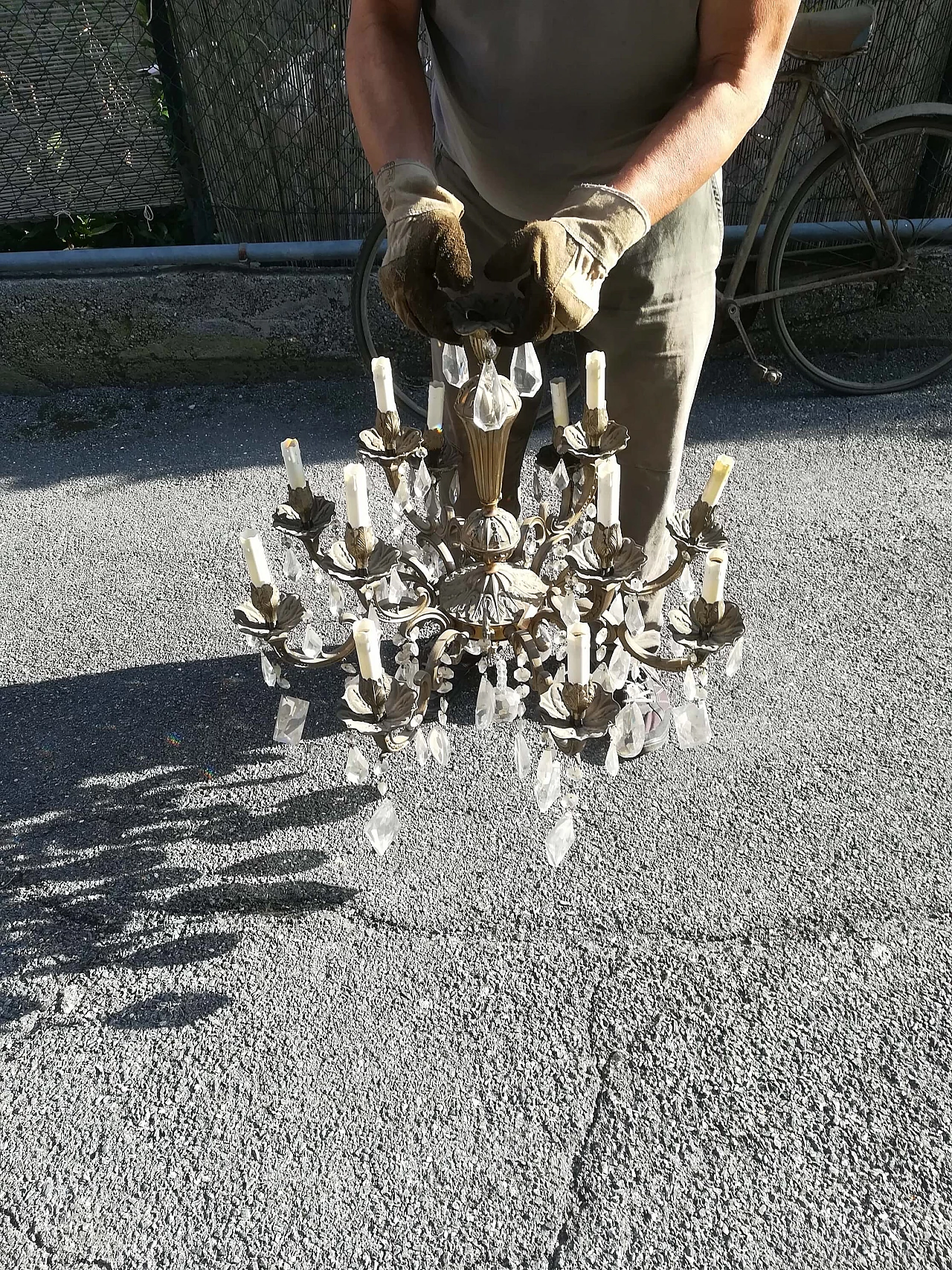 Crystal chandelier, 1960s 1307395