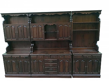 Credenza a tre moduli, anni '60