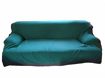 Sindbad green sofa by Vico Magistretti for Cassina, 1970s