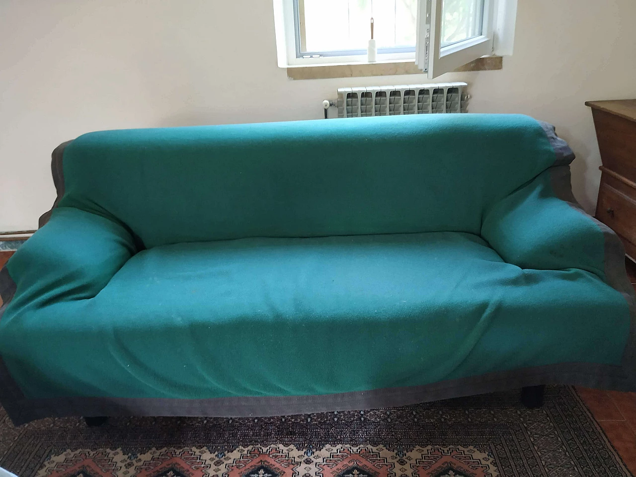 Sindbad green sofa by Vico Magistretti for Cassina, 1970s 1307632