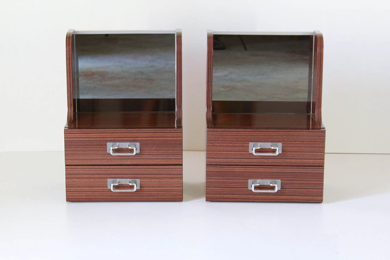 Pair of bedside tables, 70s 1307987